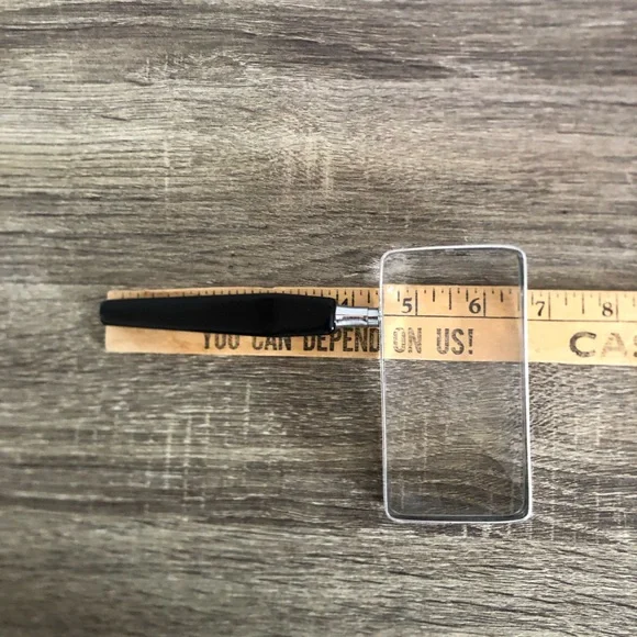 Vtg Rectangular Hand Magnifier - Japan Made - Picture 7 of 9